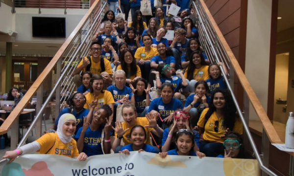 Girls at Stem for Girls 2018